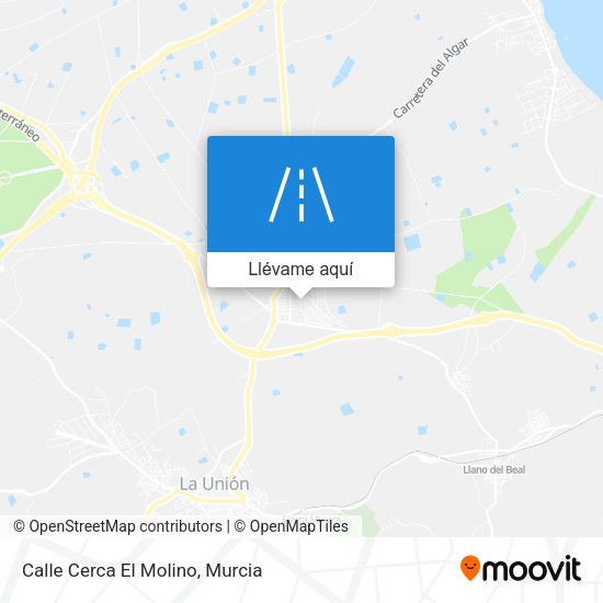 Mapa Calle Cerca El Molino