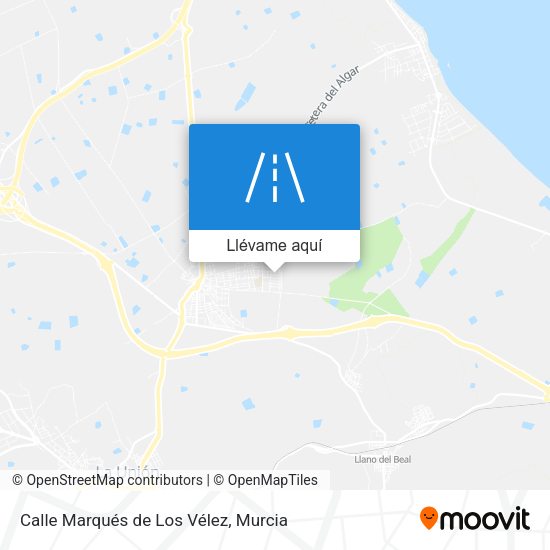 Mapa Calle Marqués de Los Vélez