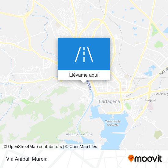 Mapa Vía Aníbal