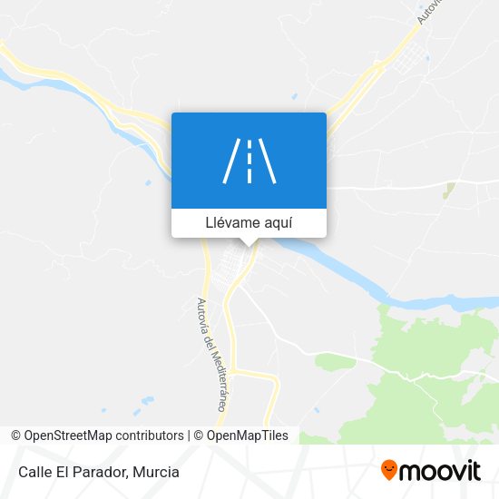 Mapa Calle El Parador