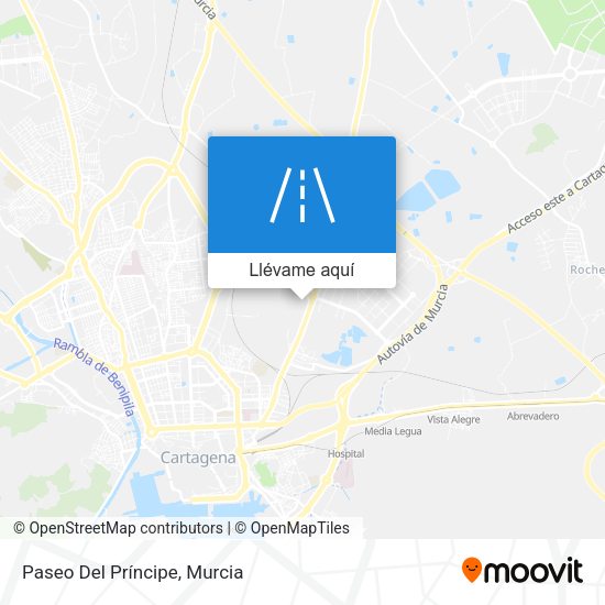 Mapa Paseo Del Príncipe