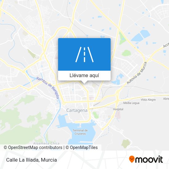 Mapa Calle La Ilíada
