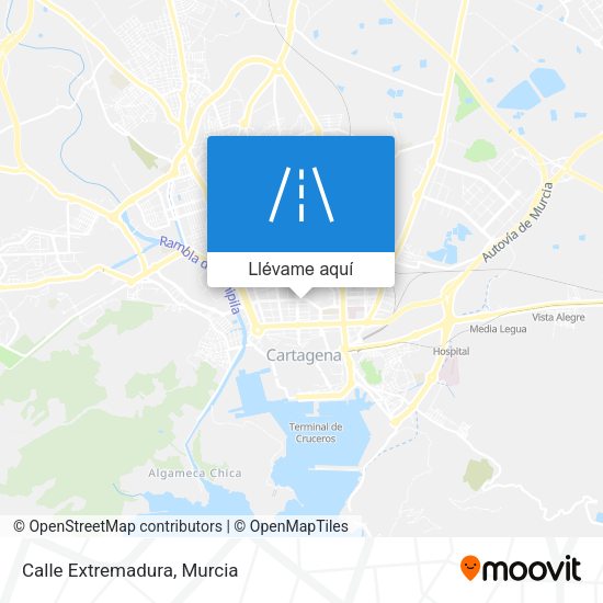 Mapa Calle Extremadura