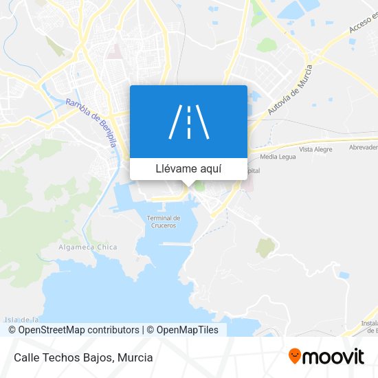 Mapa Calle Techos Bajos