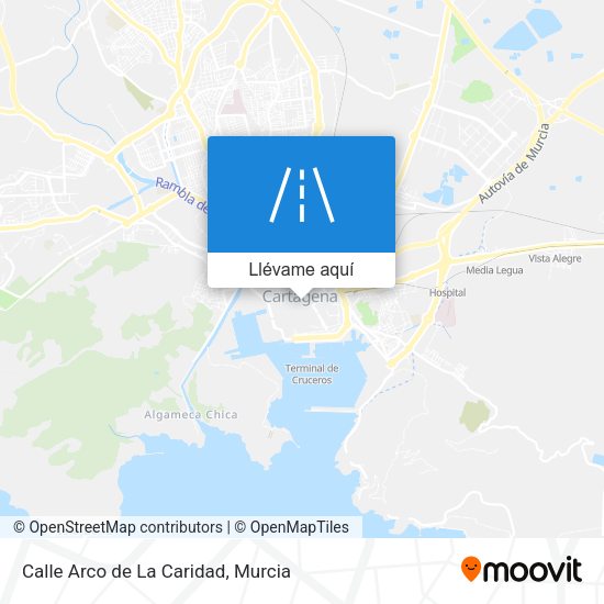 Mapa Calle Arco de La Caridad