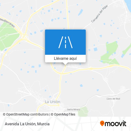 Mapa Avenida La Unión