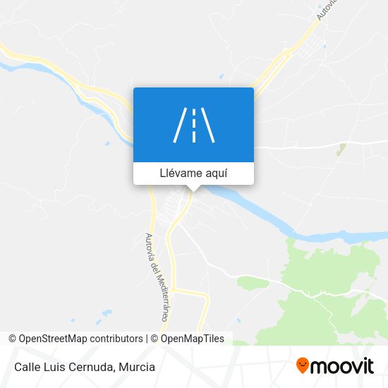 Mapa Calle Luis Cernuda
