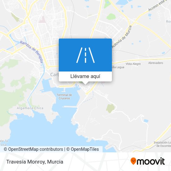 Mapa Travesía Monroy