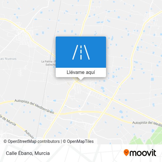 Mapa Calle Ébano