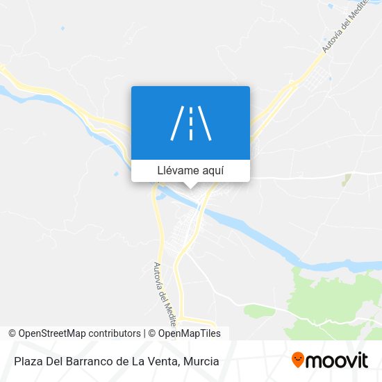 Mapa Plaza Del Barranco de La Venta