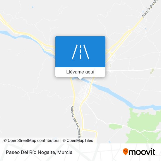 Mapa Paseo Del Río Nogalte