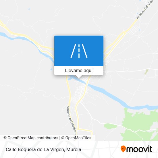 Mapa Calle Boquera de La Virgen