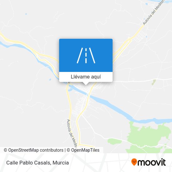 Mapa Calle Pablo Casals