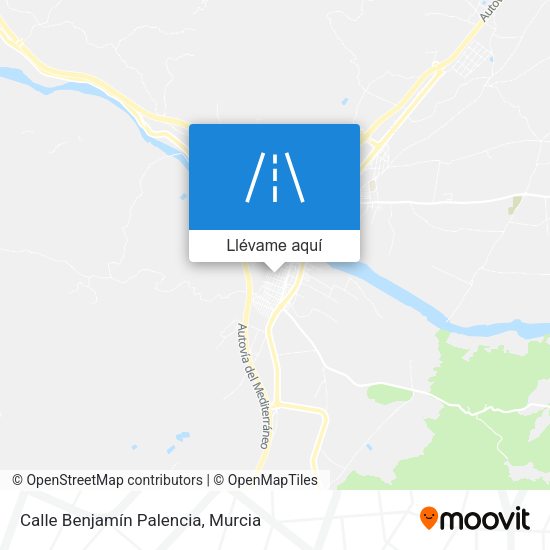 Mapa Calle Benjamín Palencia