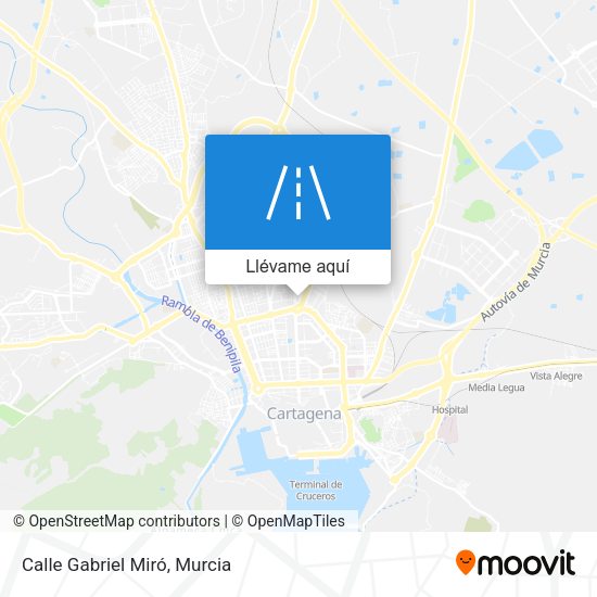 Mapa Calle Gabriel Miró