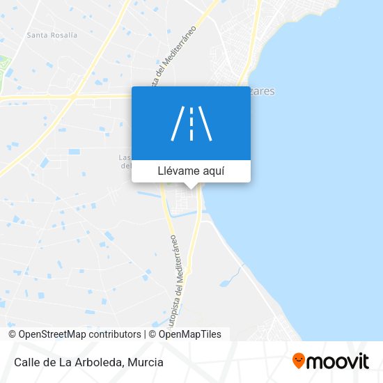 Mapa Calle de La Arboleda