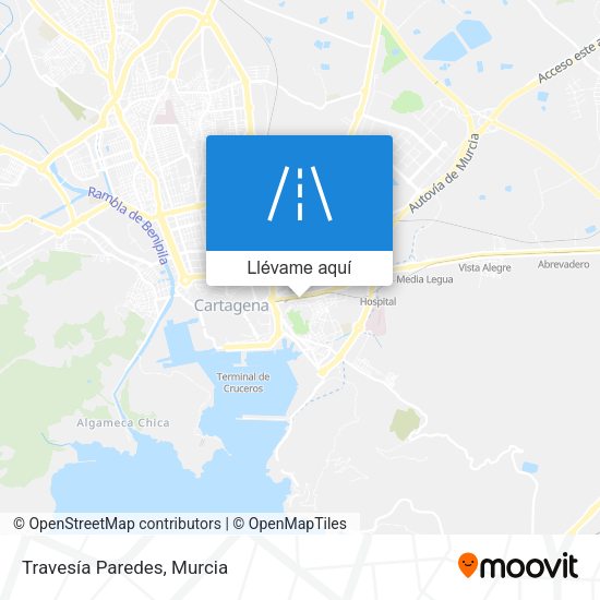 Mapa Travesía Paredes