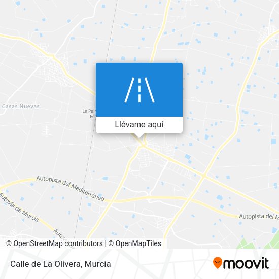 Mapa Calle de La Olivera