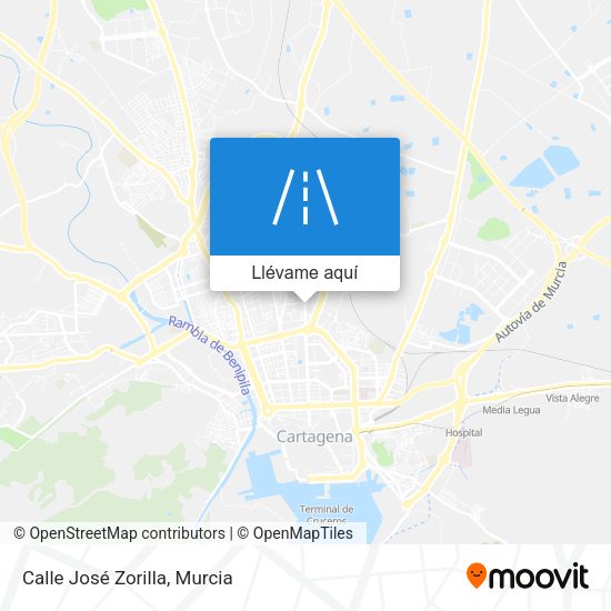 Mapa Calle José Zorilla