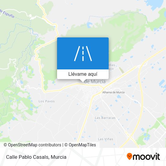 Mapa Calle Pablo Casals
