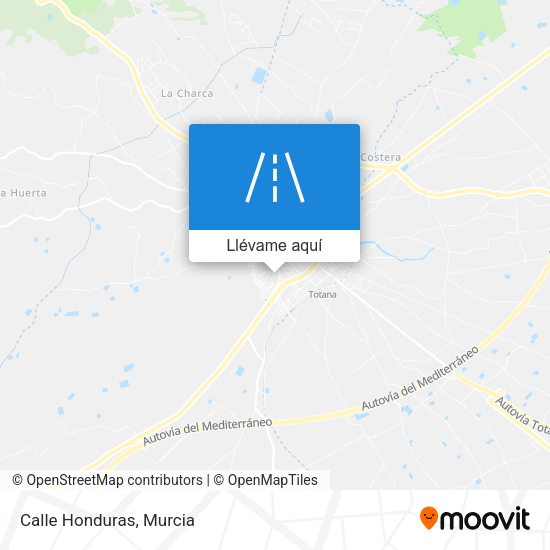 Mapa Calle Honduras