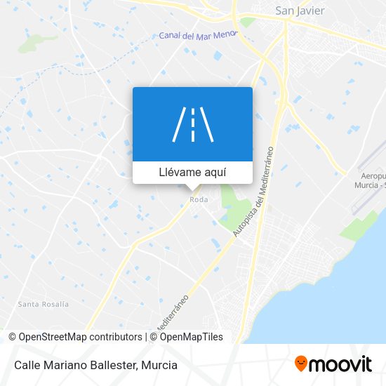 Mapa Calle Mariano Ballester