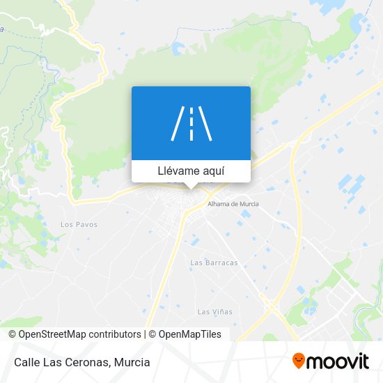 Mapa Calle Las Ceronas