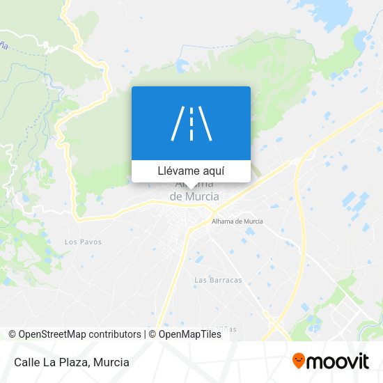 Mapa Calle La Plaza