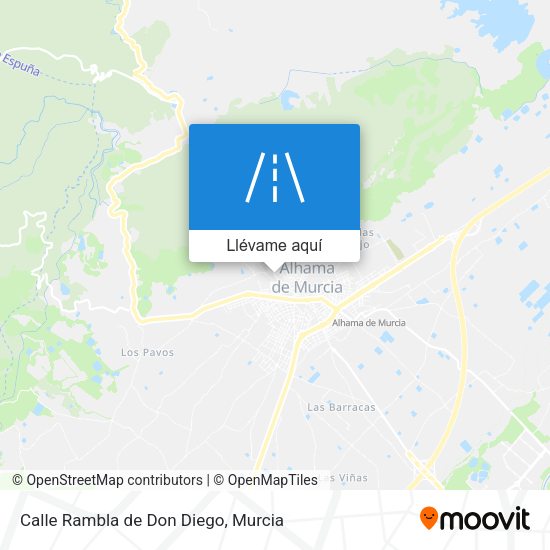 Mapa Calle Rambla de Don Diego