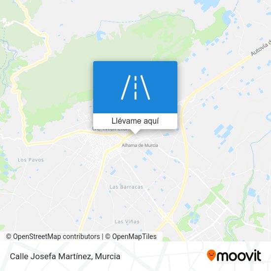 Mapa Calle Josefa Martínez