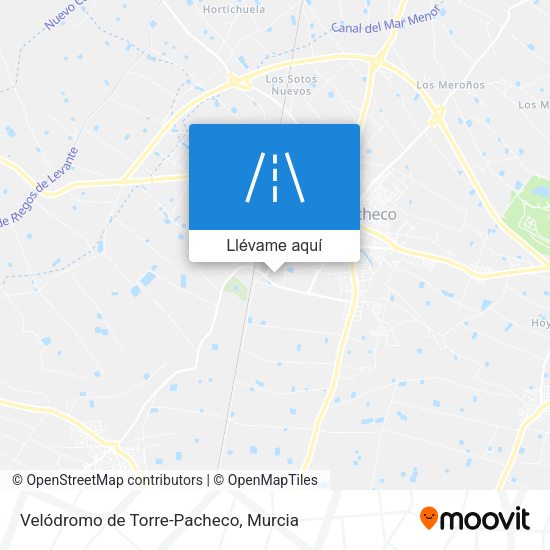 Mapa Velódromo de Torre-Pacheco