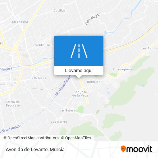 Mapa Avenida de Levante