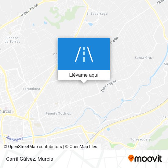 Mapa Carril Gálvez