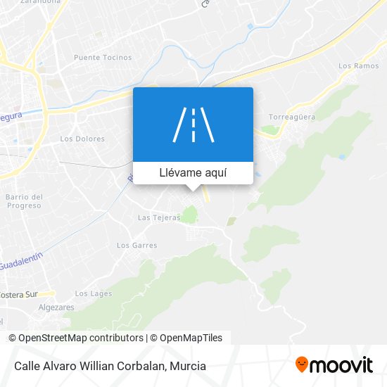 Mapa Calle Alvaro Willian Corbalan