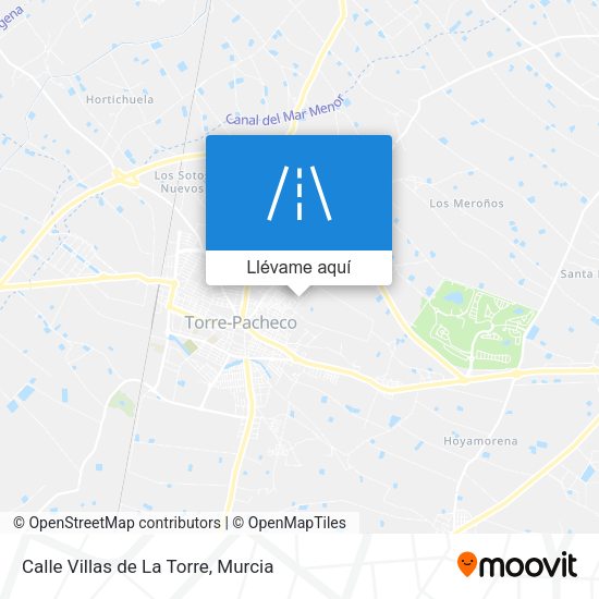 Mapa Calle Villas de La Torre