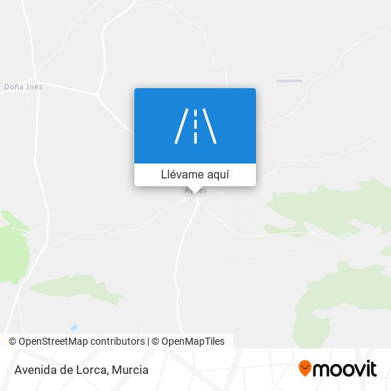 Mapa Avenida de Lorca