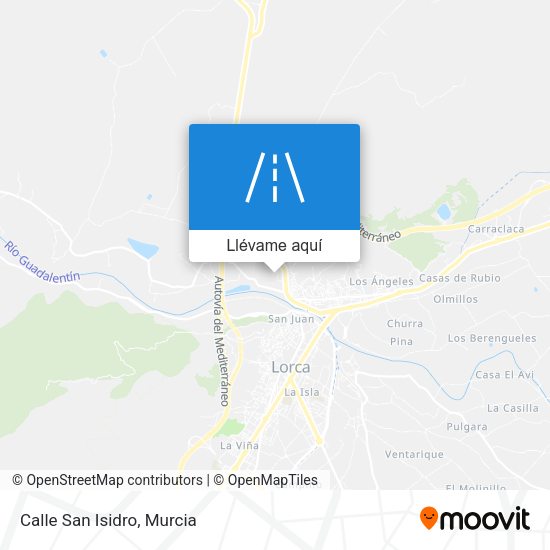 Mapa Calle San Isidro