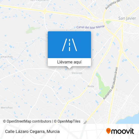 Mapa Calle Lázaro Cegarra
