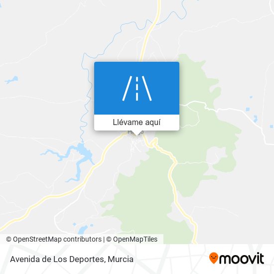 Mapa Avenida de Los Deportes