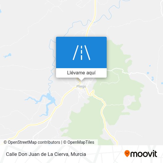 Mapa Calle Don Juan de La Cierva