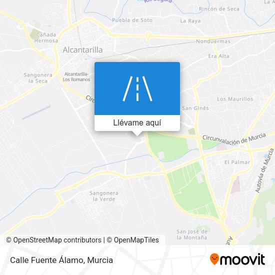Mapa Calle Fuente Álamo