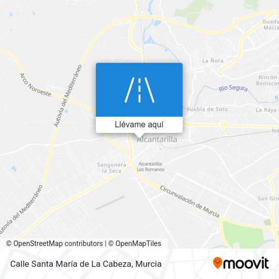 Mapa Calle Santa María de La Cabeza