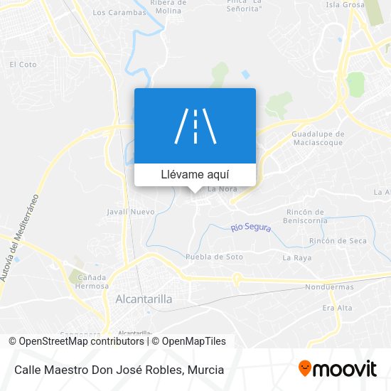 Mapa Calle Maestro Don José Robles