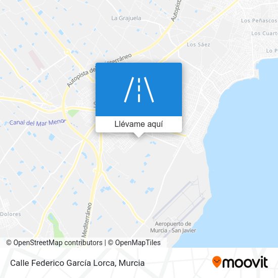 Mapa Calle Federico García Lorca