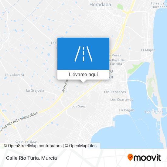 Mapa Calle Río Turia