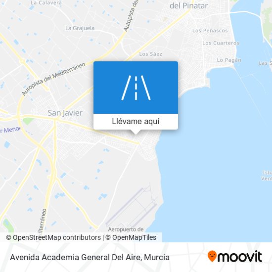 Mapa Avenida Academia General Del Aire