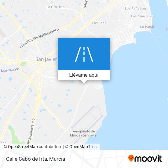 Mapa Calle Cabo de Irta