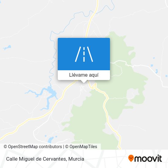 Mapa Calle Miguel de Cervantes