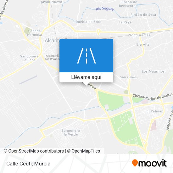 Mapa Calle Ceutí
