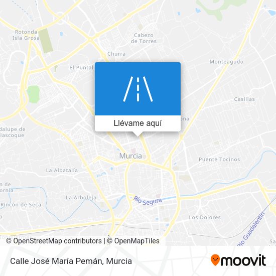 Mapa Calle José María Pemán
